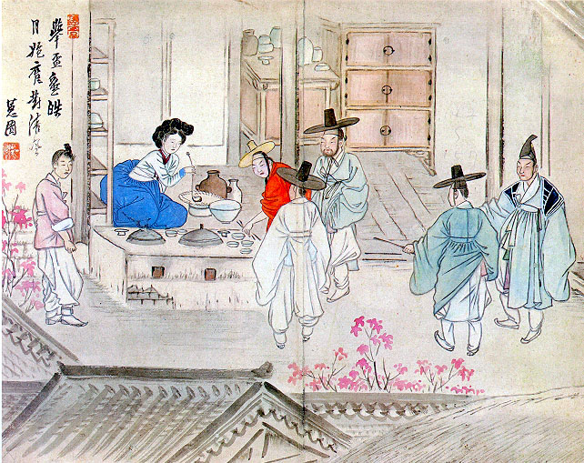 Shin Yunbok pittore periodo Joseon