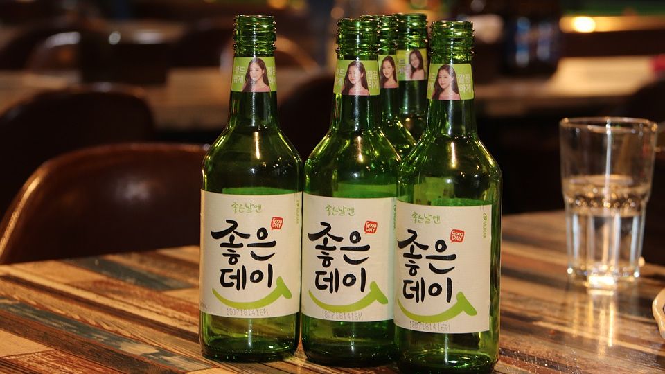 soju, alcolico coreano